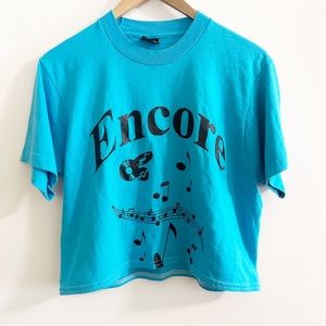 Urban Outfitters Urban Renewal vintage cropped Encore music tee